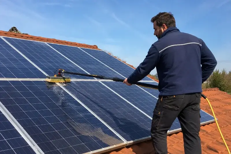 Nettoyage et entretien de panneaux solaires à Spycker
